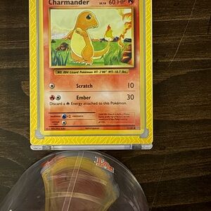 Pokemon Charmander Trading Card Orange Yellow
